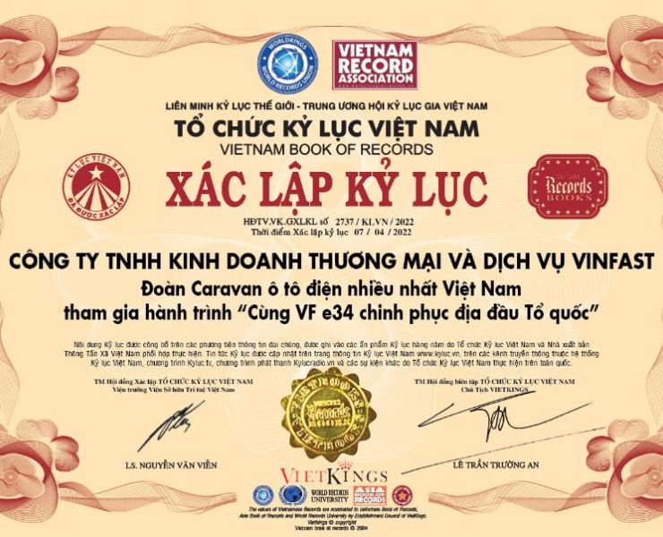kỷ lục đoàn caravan