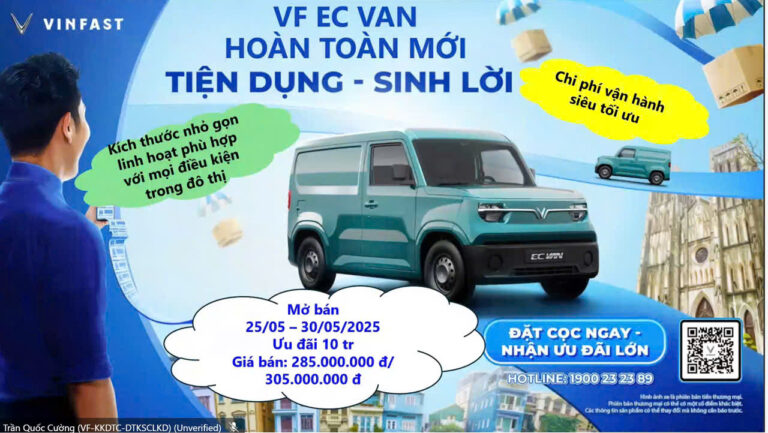 thông số kỹ thuật vinfast ecvan